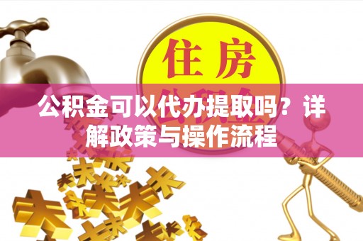 大社公积金可以代办提取吗？详解政策与操作流程