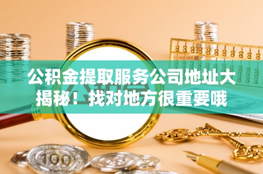 大社公积金提取服务公司地址大揭秘！找对地方很重要哦
