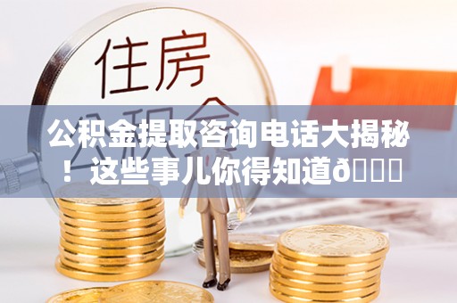 大社公积金提取咨询电话大揭秘！这些事儿你得知道😎