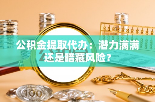 大社公积金提取代办：潜力满满还是暗藏风险？
